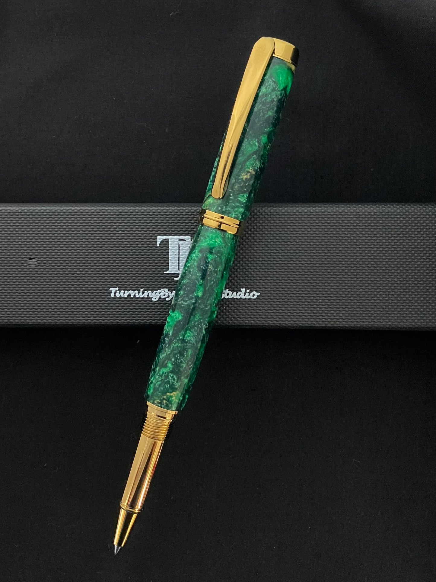 Dark Forest - Handcrafted Rollerball Pen