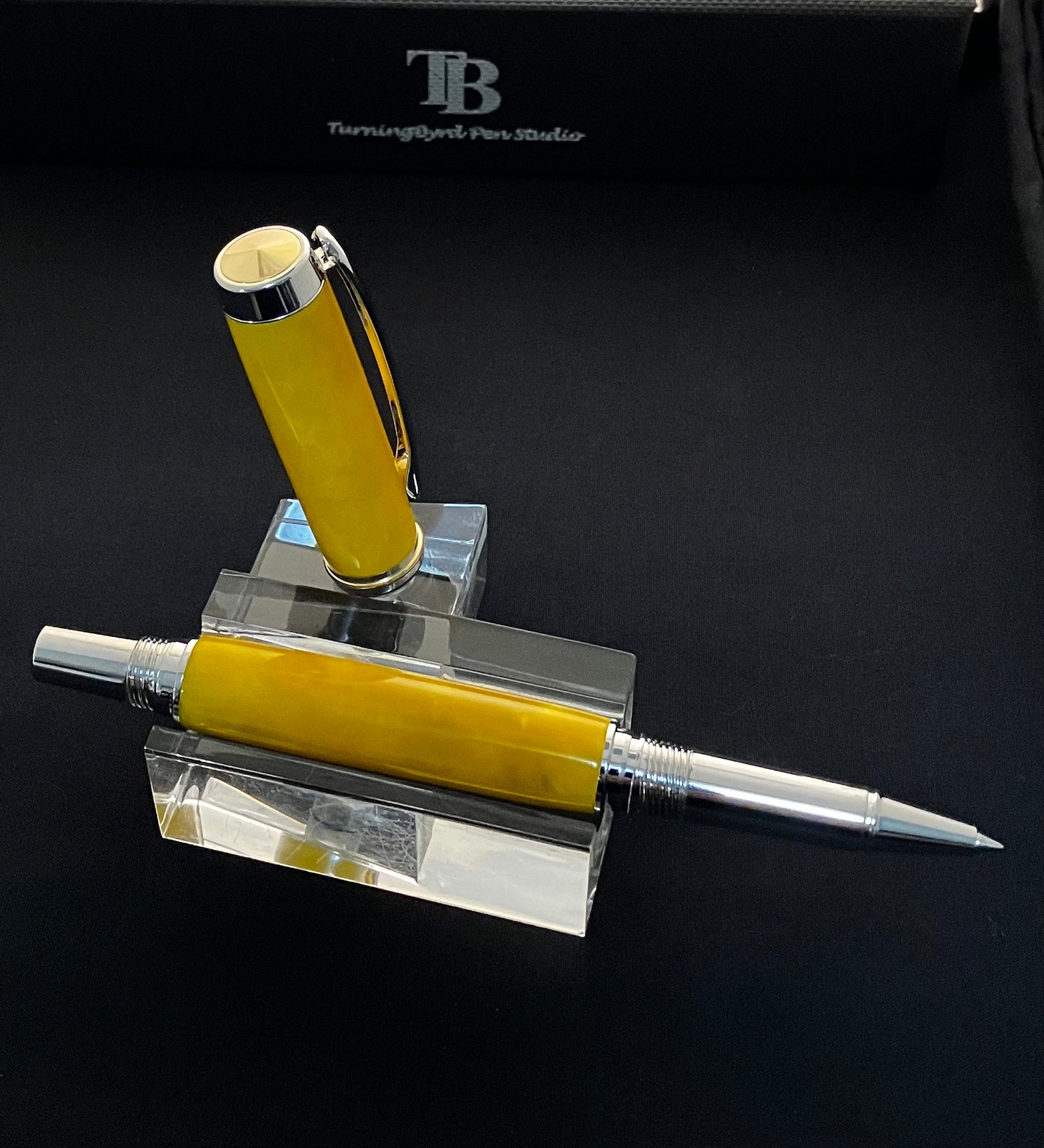 RB469-1022  Lemon Drop - Handcrafted Rollerball Pen