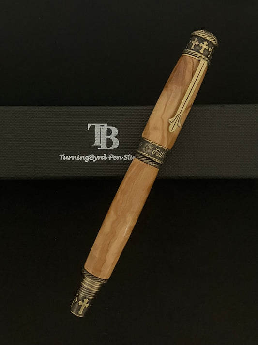 RB473-1222P  Faith, Hope, Love - Handcrafted Rollerball Pen
