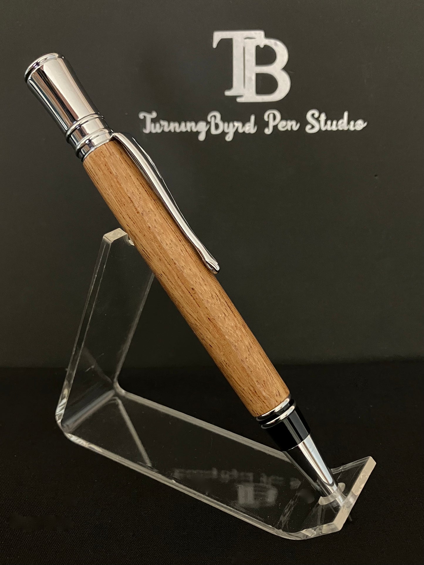 BP529-0923 Cumaru - Brazilian Teak - Handcrafted Ballpoint Pen
