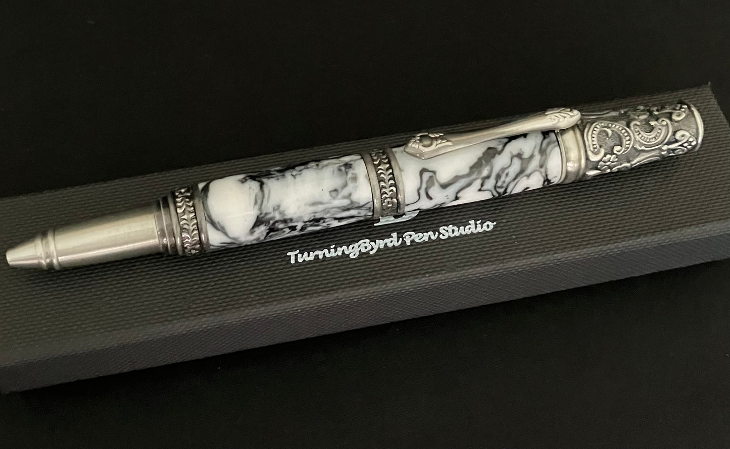 BP558-0524 Antique Swirls - Handcrafted Ballpoint Pen