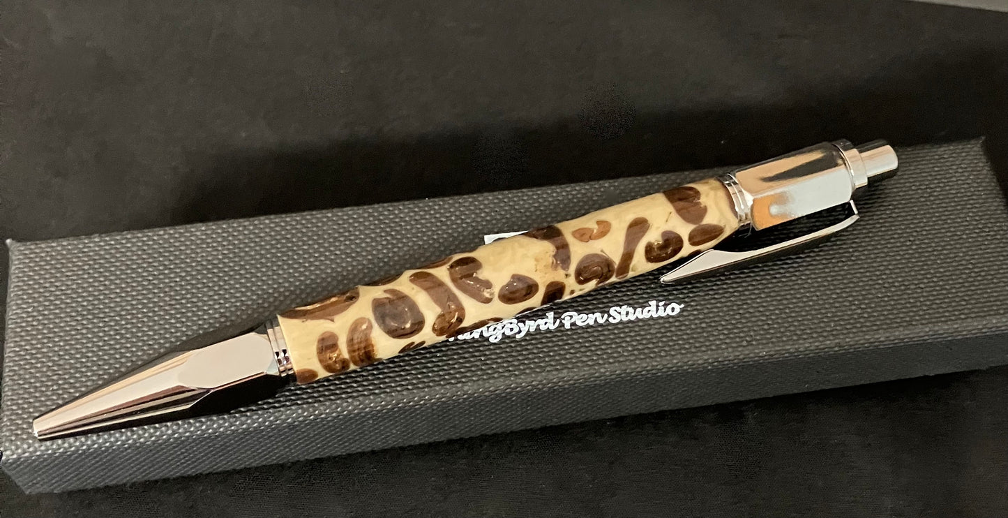 BP565-0824"Cafe Mocha" Coffee Bean - Handcrafted Ballpoint Pen