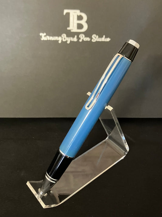 BP584-1124 Simply Blue  - Handcrafted Ballpoint Pen