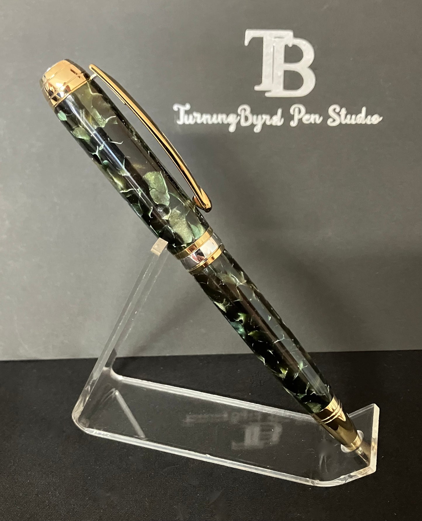 BP590-1224 Classic Green - Handcrafted Ballpoint Pen