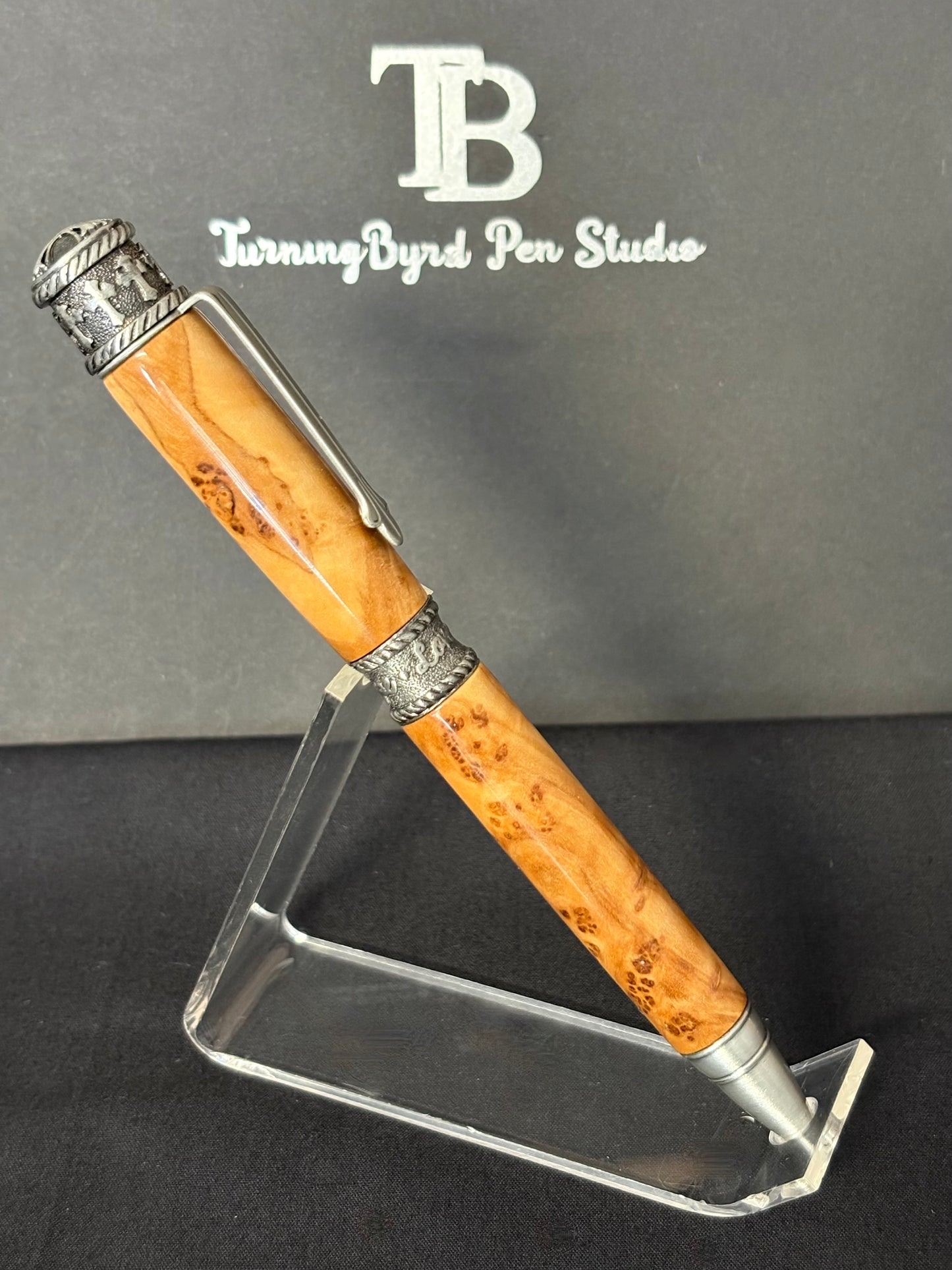 Faith, Hope, Love - Antique Pewter Handcrafted  Ballpoint Pen