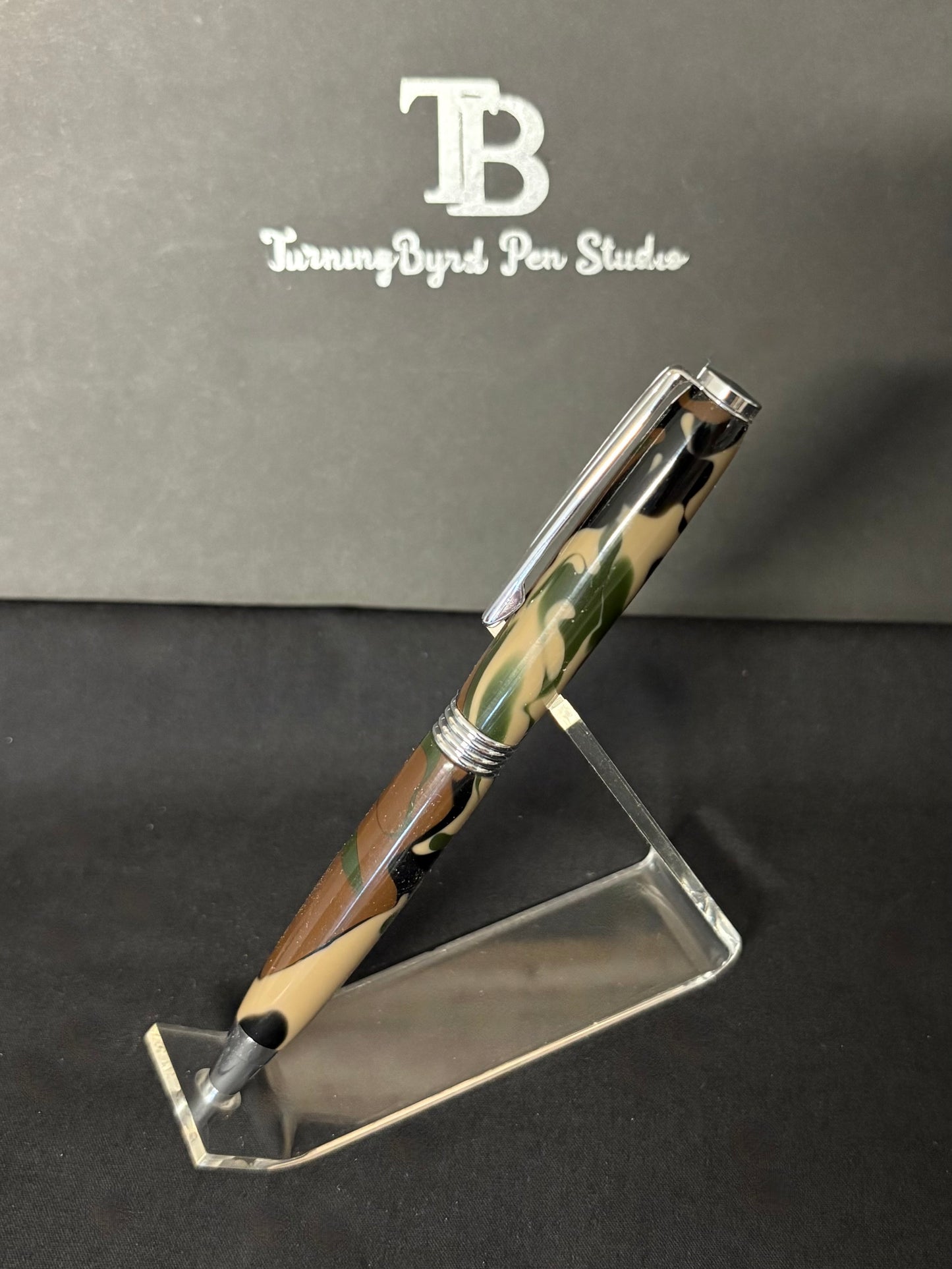Muddy Woods Camo - Handcrafted Ballpoint Pen