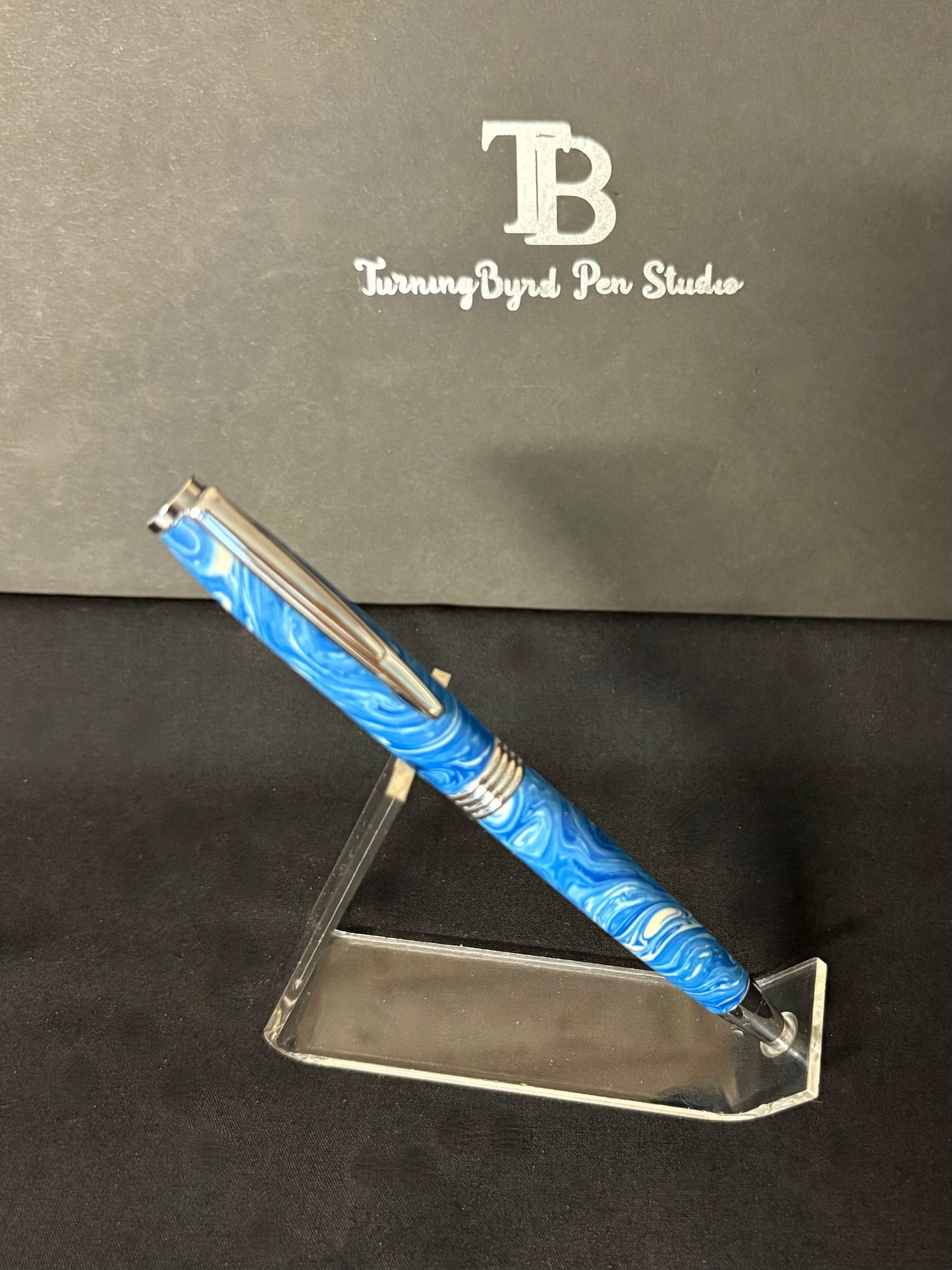 Waterfall Explosion - Handcrafted Ballpoint Pen