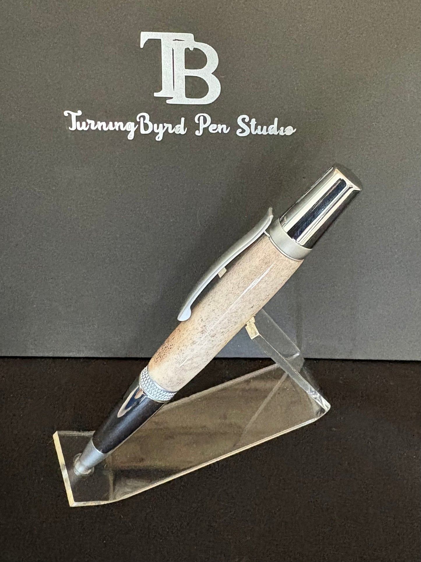 White tail Antler - Handcrafted Ballpoint Pen