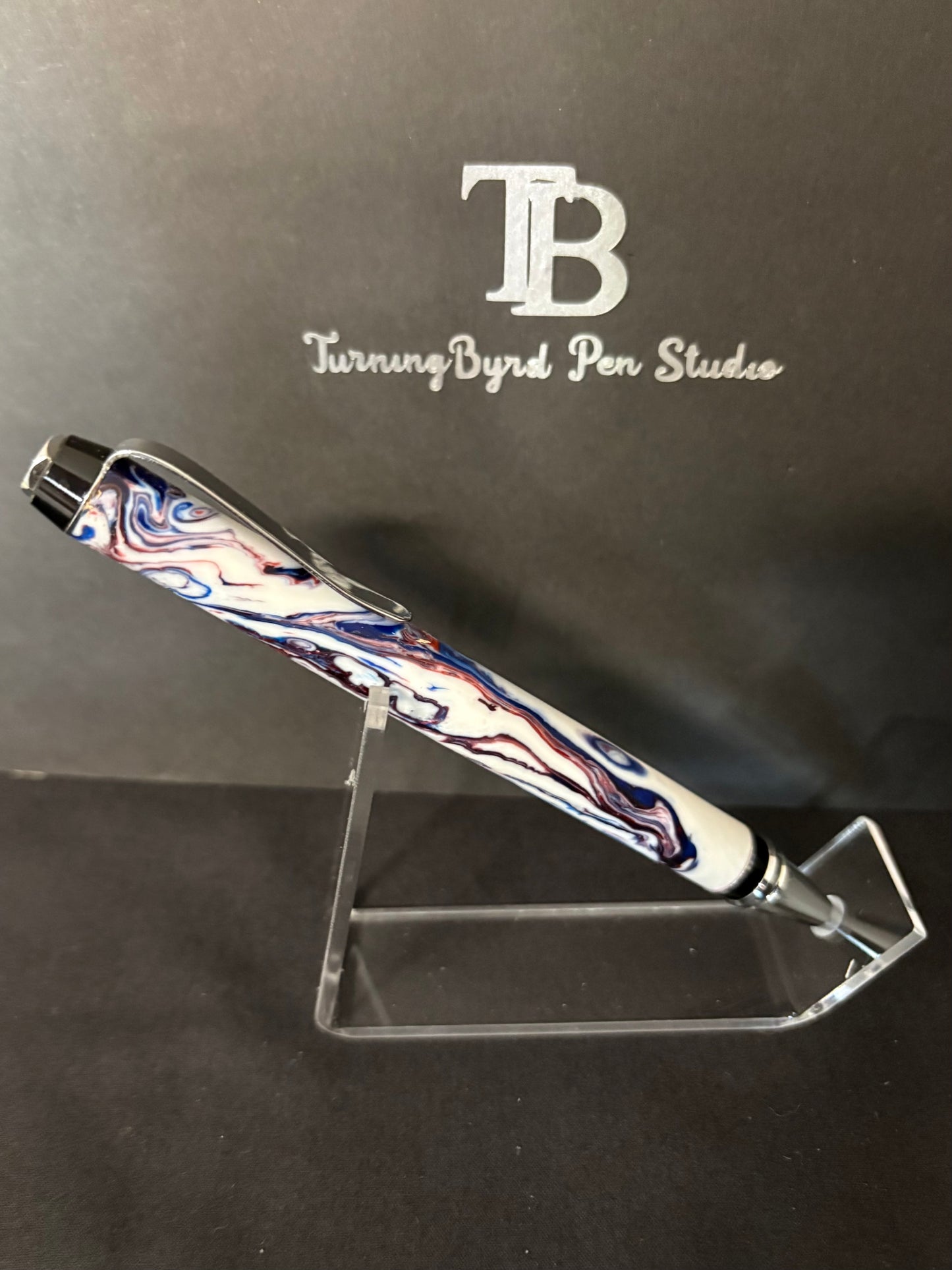 BP651-0726 Patriotic- Handcrafted Ballpoint Pen