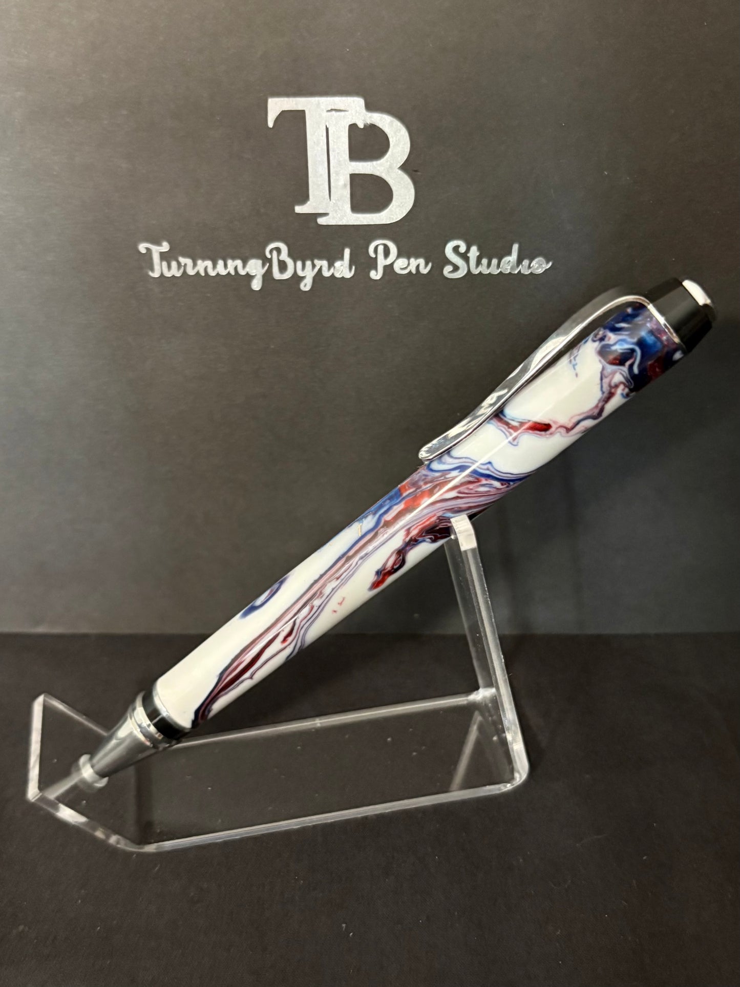 BP651-0726 Patriotic- Handcrafted Ballpoint Pen