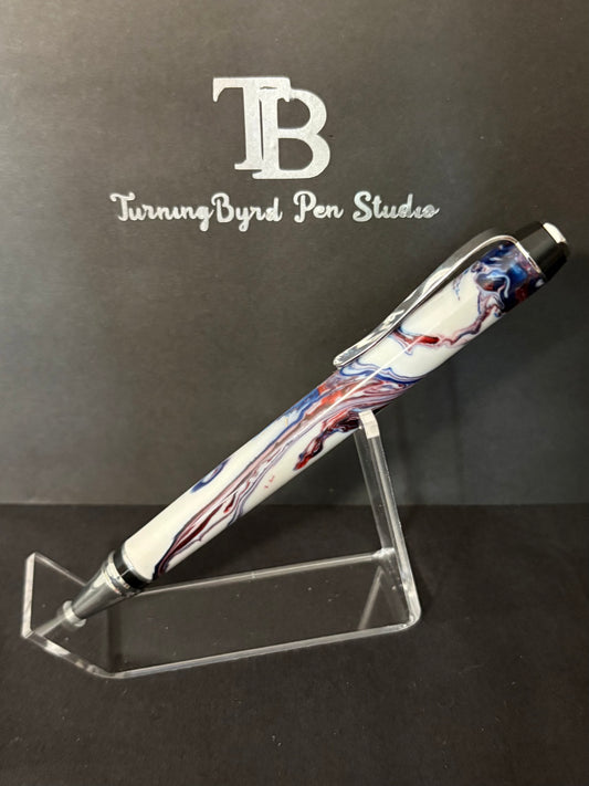 BP651-0726 Patriotic- Handcrafted Ballpoint Pen