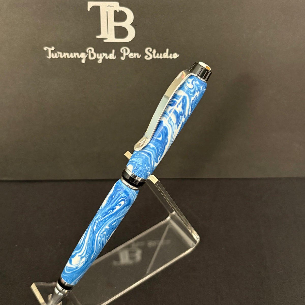 BP659-0926 Waterfall Explosion - Handcrafted Ballpoint Pen