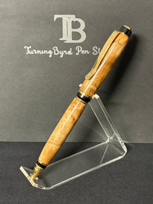 Australian Willow Burl - Handcrafted Ballpoint Pen