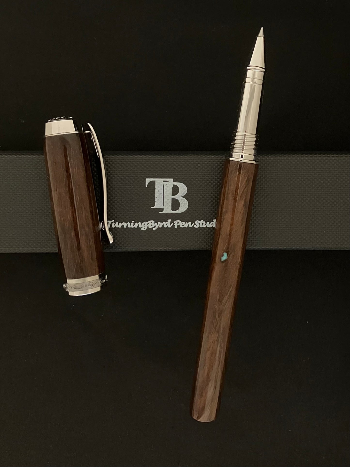 RB493-0923 Tehachapi Walnut - Handcrafted Rollerball  Pen