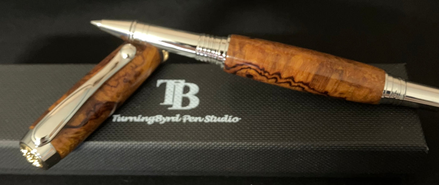 RB515-1124 Desert Ironwood Burl - Handcrafted Rollerball Pen