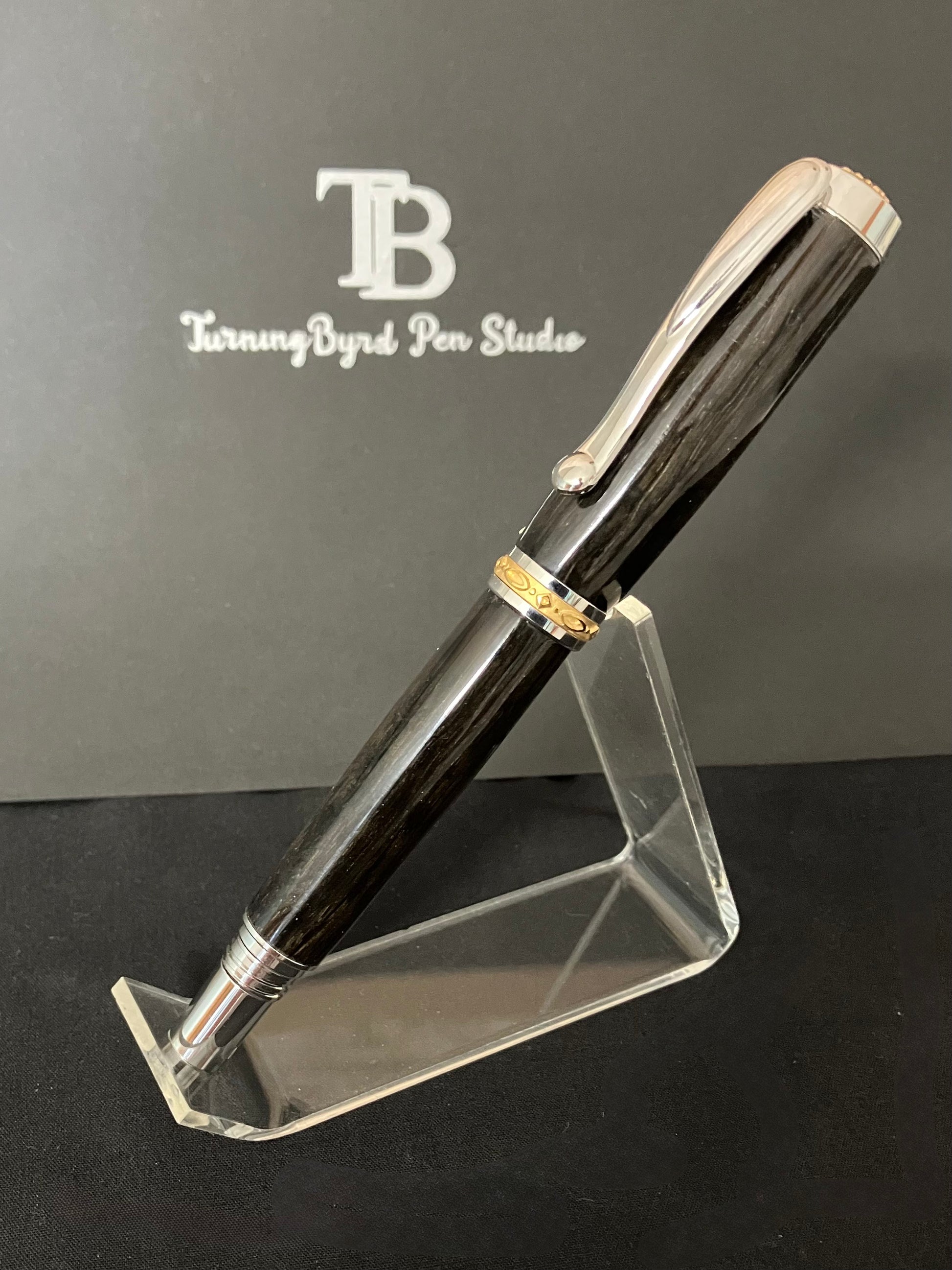 Irish Bog Oak - Ancient Handcrafted Rollerball Pen