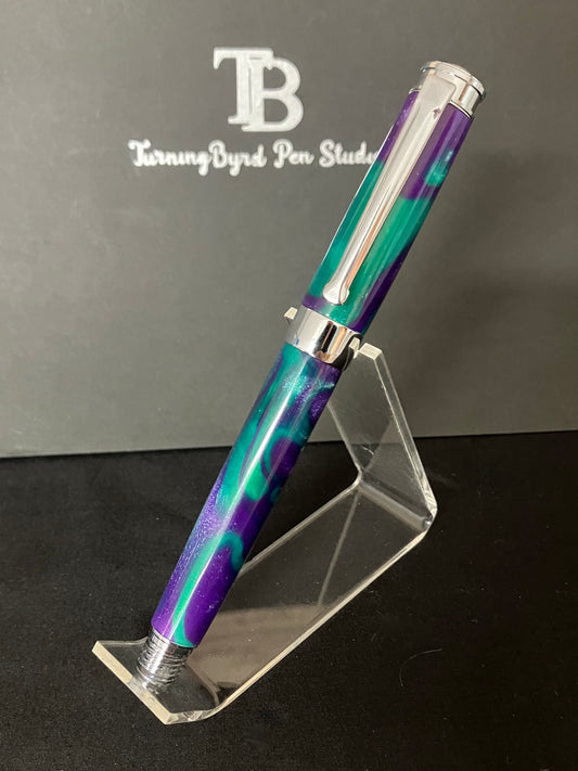 RB518-1224 Grape Vines - Handcrafted Rollerball Pen