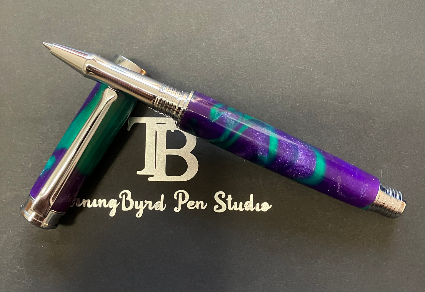 RB518-1224 Grape Vines - Handcrafted Rollerball Pen