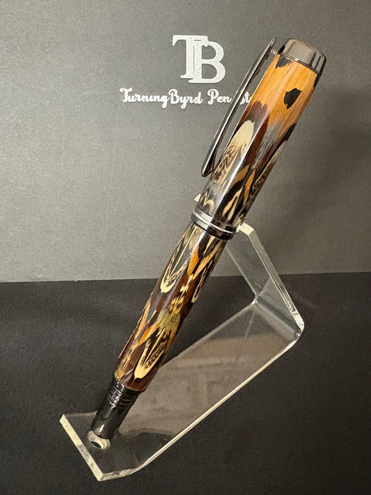 Ringnecked Pheasant Feather rollerball- great Christmas gift for the hunter or hunting enthusiast