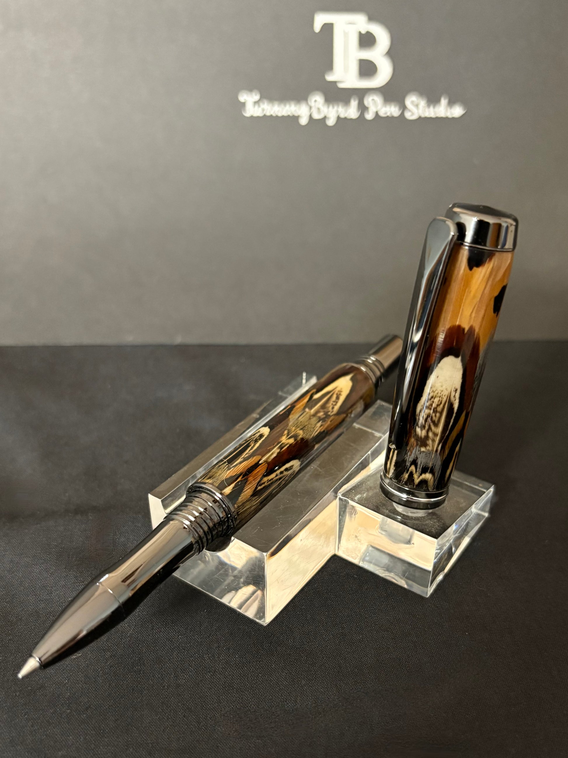 Executive Rollerball with Pheasant Feathers - great employee of Christmas gift