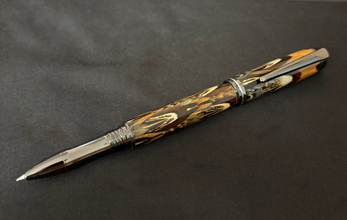 postable Ringnecked Pheasant Handcrafted Rollerball 