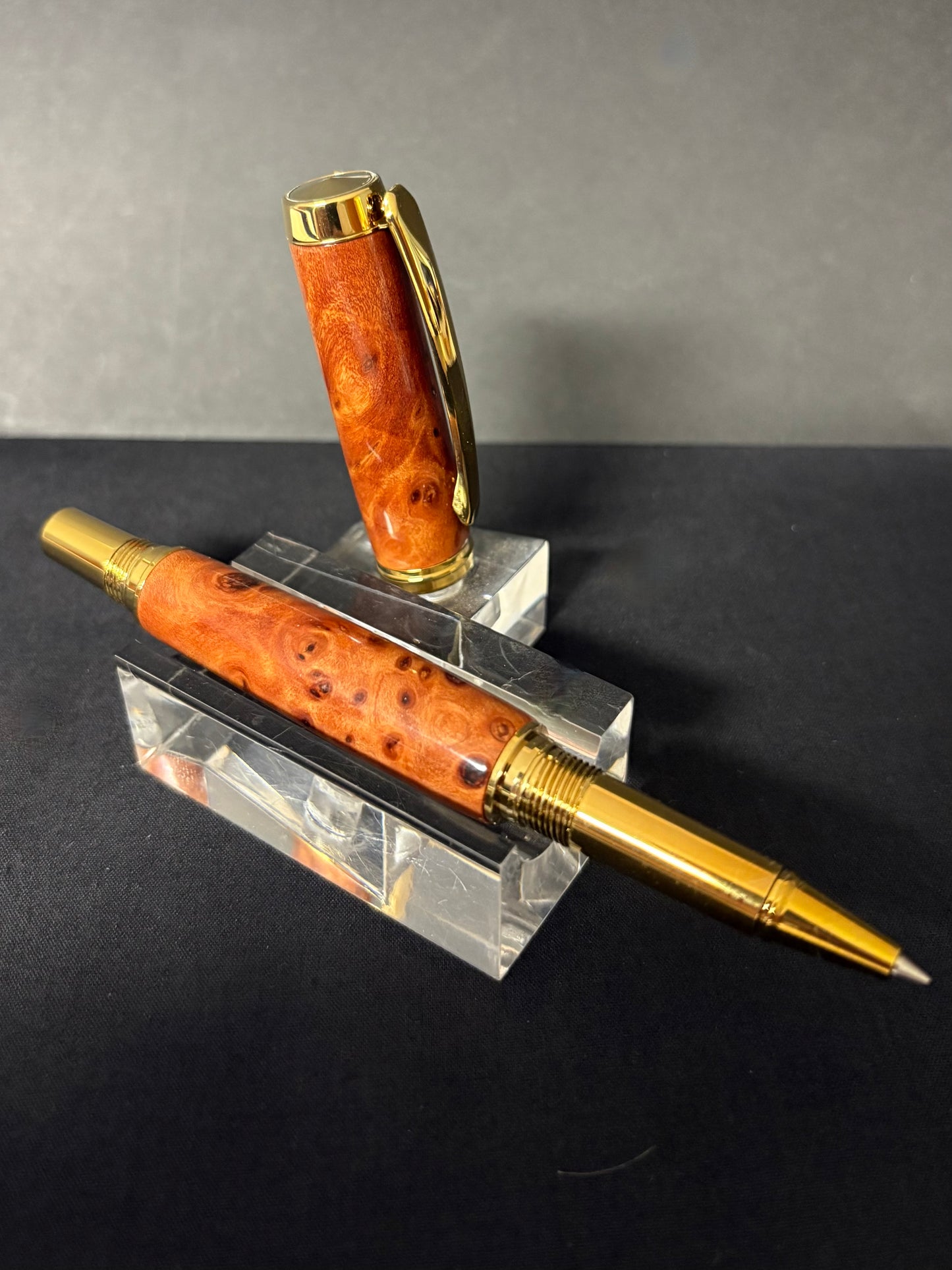 Redwood Burl - Handcrafted Ballpoint Pen