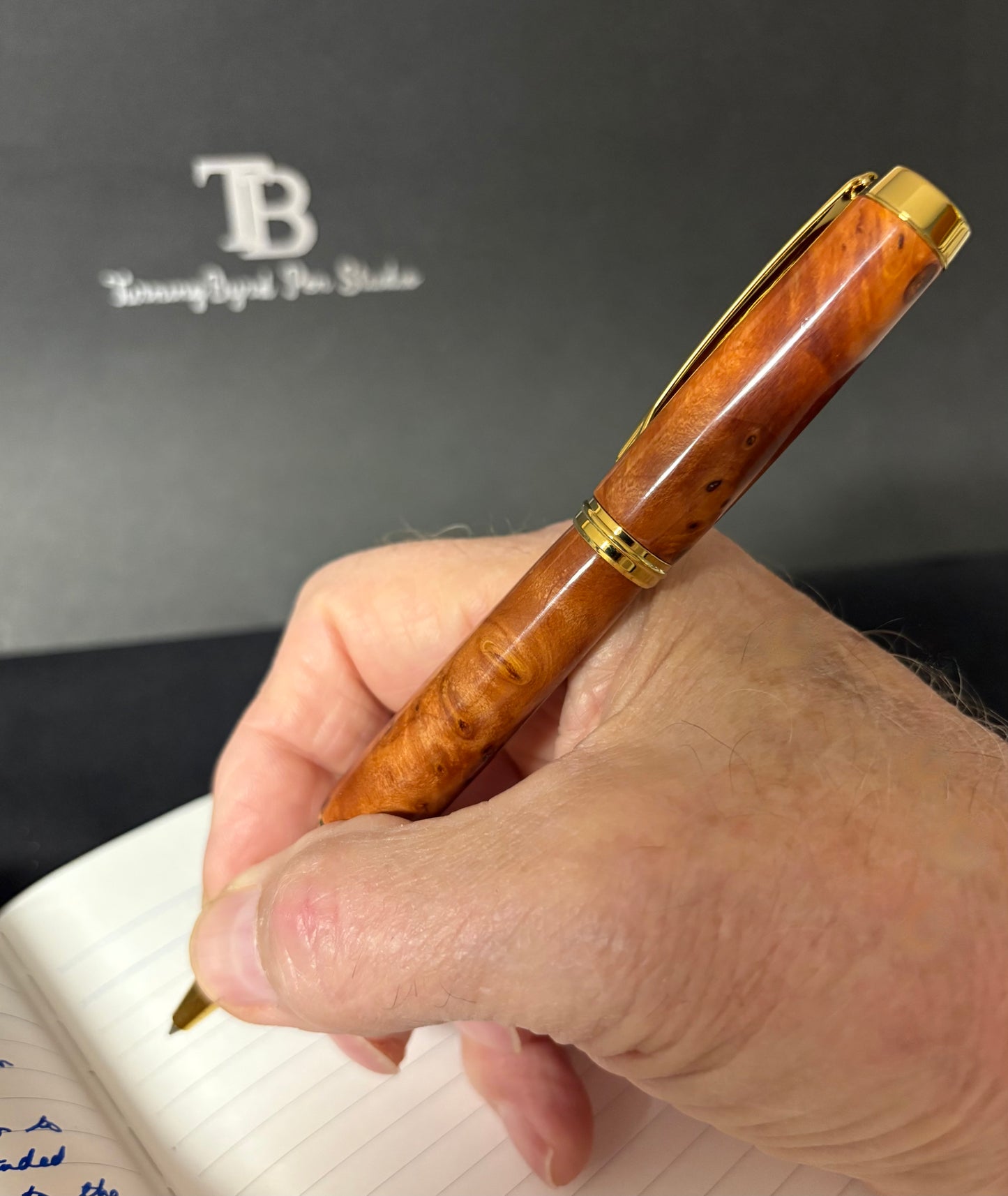 Redwood Burl - Handcrafted Ballpoint Pen