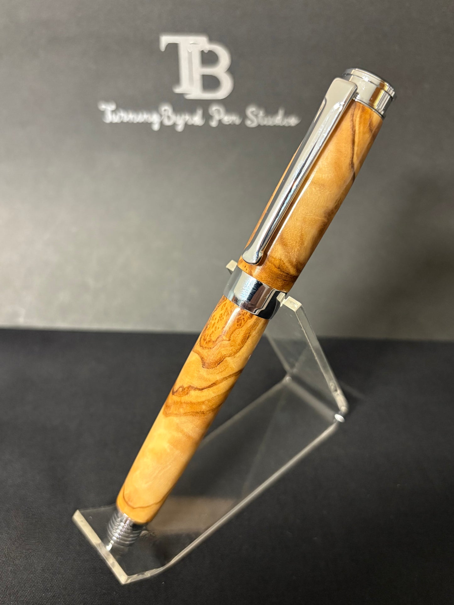 Majestic Olive Wood - Handcrafted Rollerball Pen