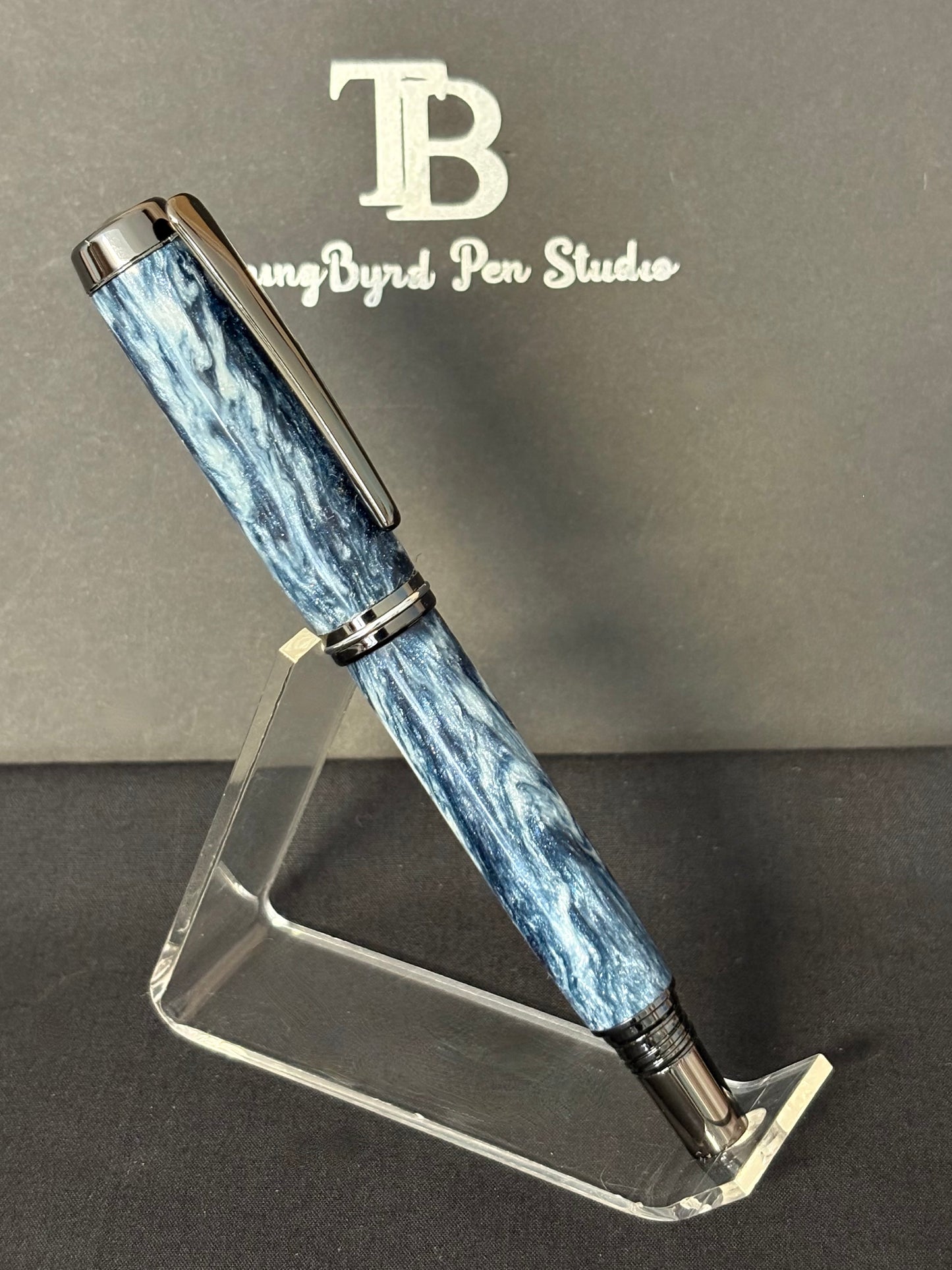 Midnight Skies  - Handcrafted Rollerball Pen