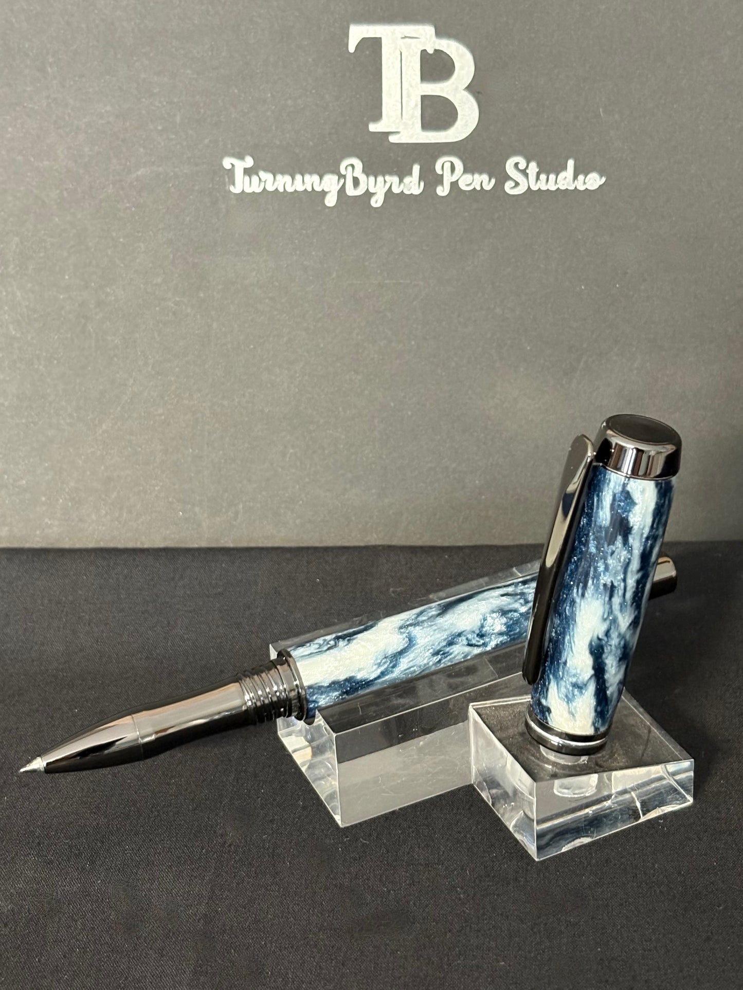 Midnight Skies  - Handcrafted Rollerball Pen