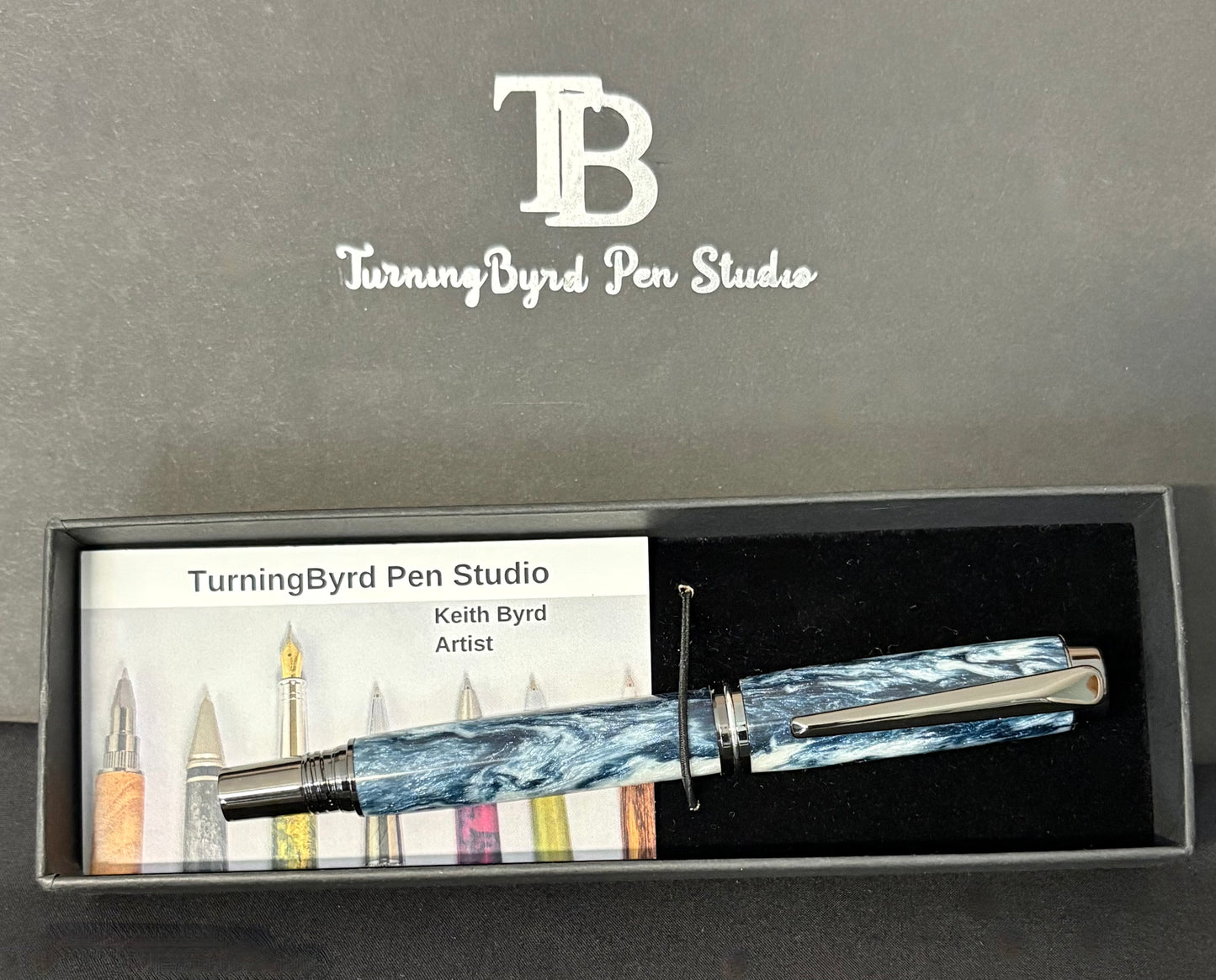 Midnight Skies  - Handcrafted Rollerball Pen