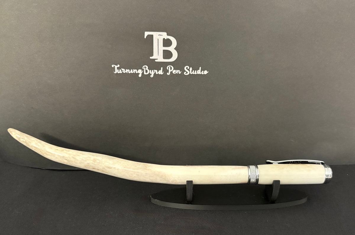 RB552-0926 Whitetail Antler - Handcrafted Rollerball  Pen
