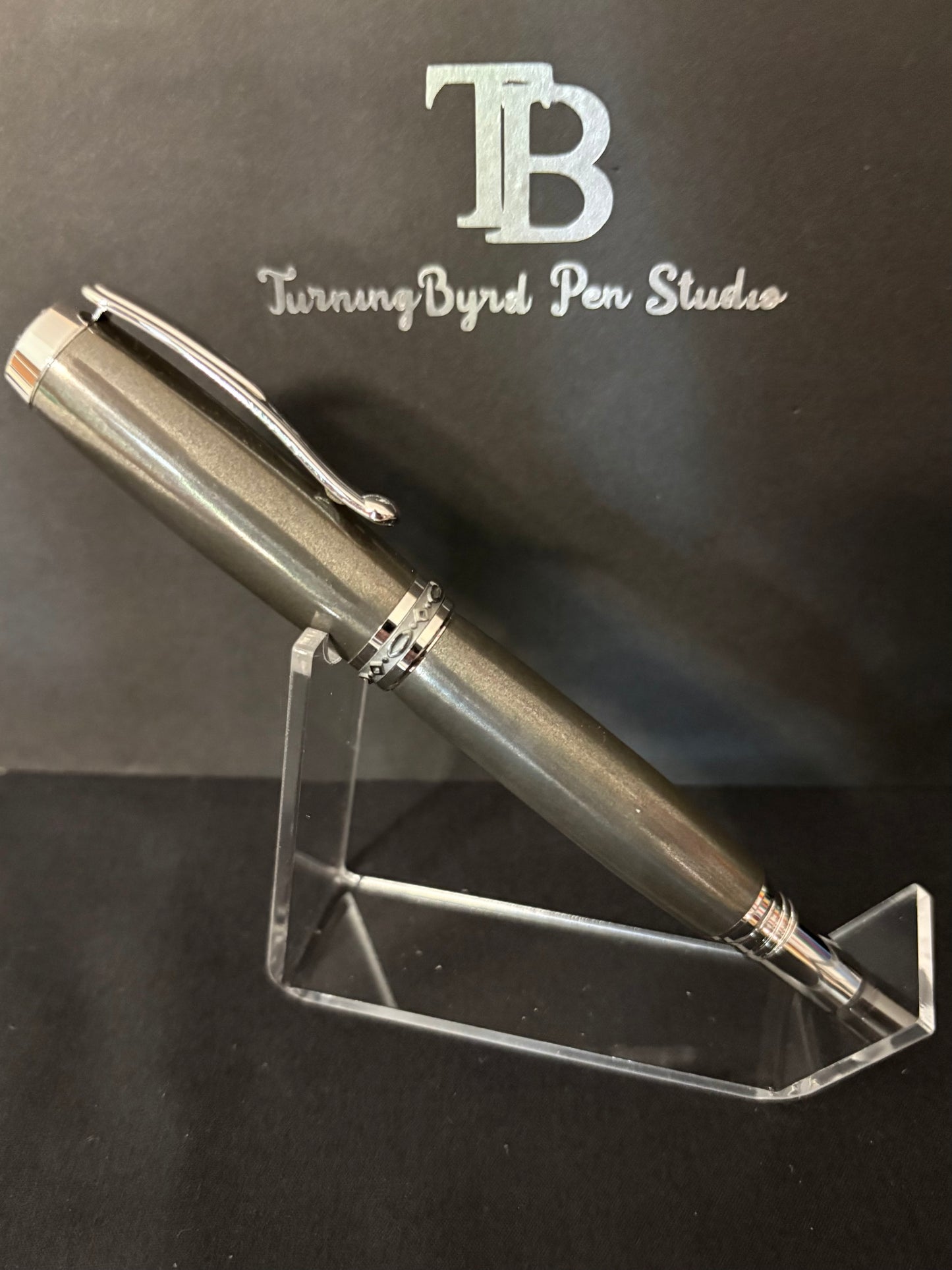 RB548-0726 M3 Nickel Silver — Handcrafted Rollerball Pen