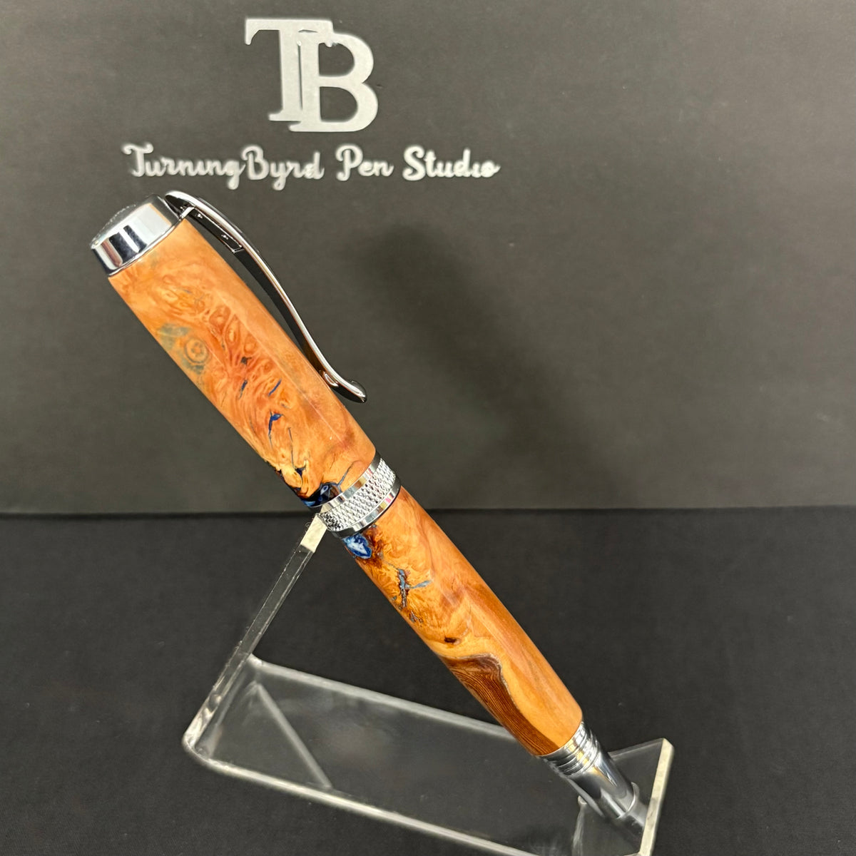 RB550-0926 Stormy Seas - Handcrafted Rollerball Pen