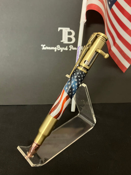US Flag- Handcrafted Ballpoint Pen