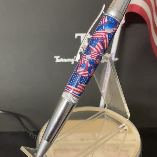 USA flags Handcrafted Ballpoint Pen