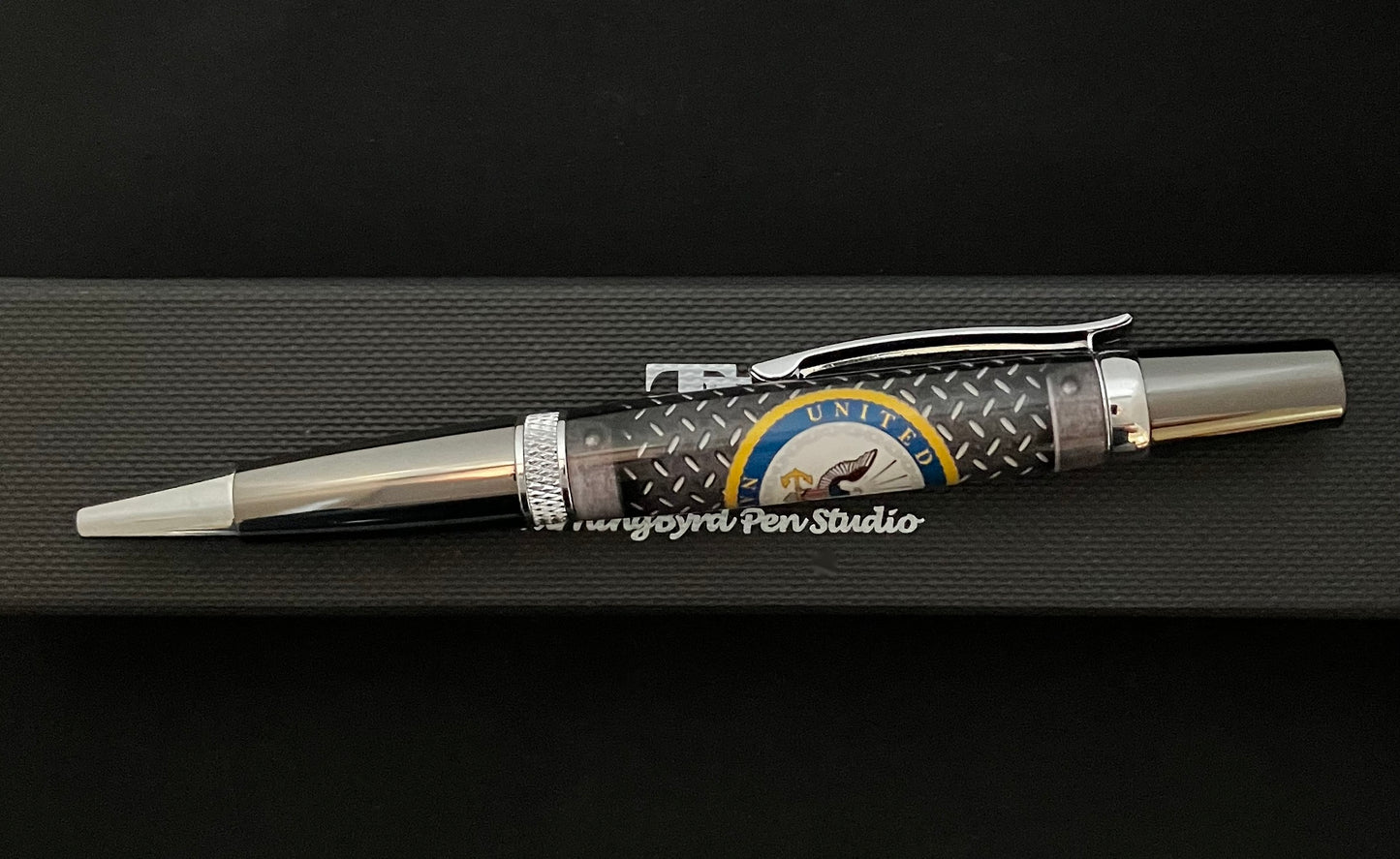 BP468-1022 US Navy - Handcrafted Ballpoint Pen – TurningByrd Pen Studio