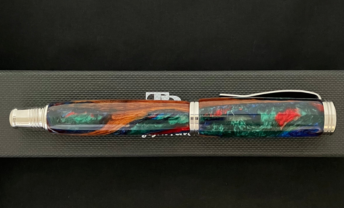 RB444-0722  Stormy Weather - Handcrafted Rollerball Pen