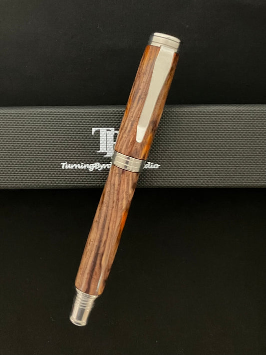 Cocobolo rollerball pen - with USA stainless Steel 